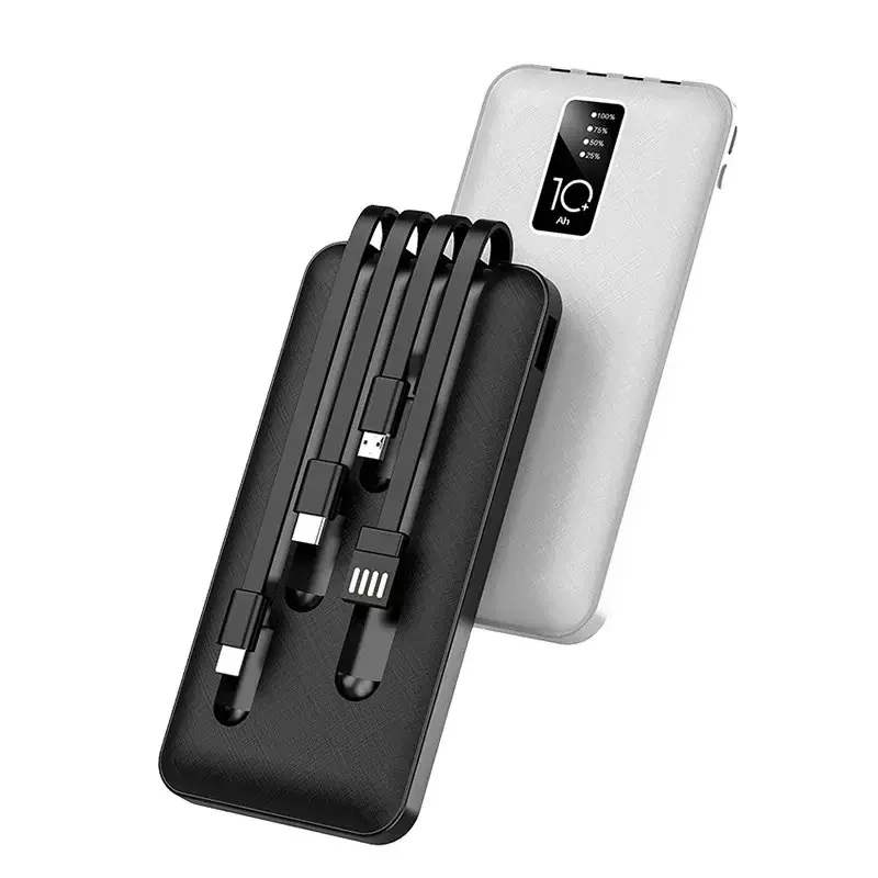 Portable Mini Powerbank With 4 in 1