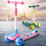 High Quality L560 Adjustable Metal Ride-On Scooter Foldable Design with LED Lights and Music - Image 11