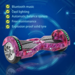 Smart Hoverboard 8 Inch Backlit LED Self Balancing Electric Scooter with Bluetooth Music - Image 8